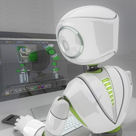 Robot CAD worker